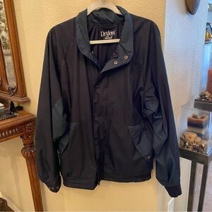 Vintage DRYJOYS by FOOTJOY Men Green and Black Golf Windbreaker Jacket-Large